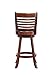 Boraam Florence Bar Height Stool, 29-Inch, Distressed White, 2-Pack