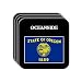 US State Flag - OCEANSIDE, Oregon (OR) Set of 4 Mini-Mousepad Coasters