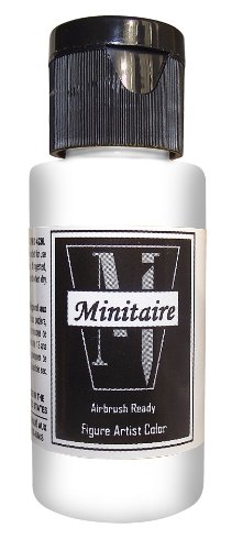 Badger Air-Brush Company, 2 Ounce Bottle Minitaire Airbrush  Ready, Water Based Acrylic Paint, Snow White