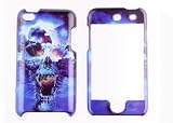 Blue Skull Design Crystal Hard Skin Case Cover for Apple Ipod Touch iTouch 4th Generation Gen 4g 4 8gb 32gb 64gb New By Electromaster