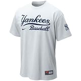 Nike New York Yankees White MLB Practice T-shirt