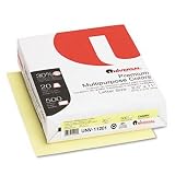 UNIVERSAL OFFICE PRODUCTS Premium Color Copy/Laser Paper, Canary,
20lb, Letter, 500 Sheets