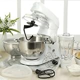 Wolfgang Puck 700 Watt Stand Mixer - White