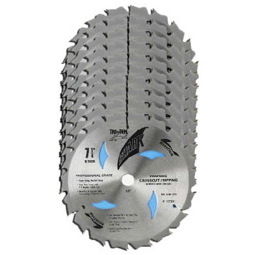 Shark Pro-series (10 Pack) 7-1/4 inch 18 Teeth Carbide 5/8