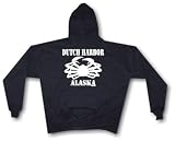 Dutch Harbor Alaska CRAB Logo Mens Hoodie Sweat Shirt Small thru 4XL