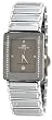 Oniss Men's Tungsten Watch with 2 Rows Diamond Model ON-319-MST8 (Gray Face)