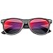 zeroUV ZV-8025-01 Wayfarer Sunglasses, Black, 58 mm
