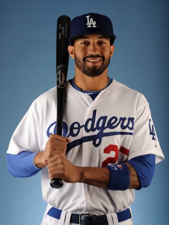 Los Angeles Dodgers Photo Day, GLENDALE, AZ - FEBRUARY 25: Matt Kemp Photographic Poster Print by Harry How, 9x12