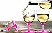 Asobu VT13-9228 StackNGo Unbreakable Wine Glasses,Pink, Set of 2