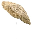 Bayside21 - 6.5 &acute; Hula Thatch Tilt Beach Patio Umbrella - Natural Color - B00176TPNY