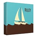 Sailboat Canvas Kids Wall Décor