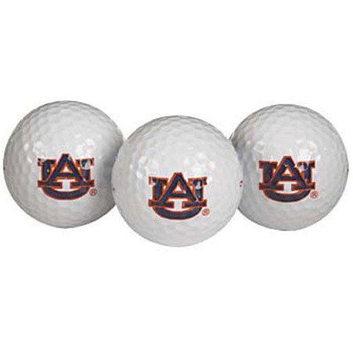 Auburn Tigers Ncaa Golf Ball 3-pack