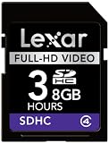 Lexar (SDHC Full-HD Video Card) 8GB Speicherkarte