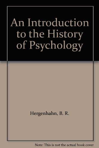 an introduction to the history of psychology