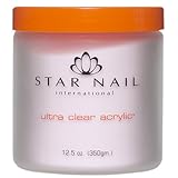 STAR NAIL Ultra Clear Acrylic Powder Extreme Pink 12.75 oz.