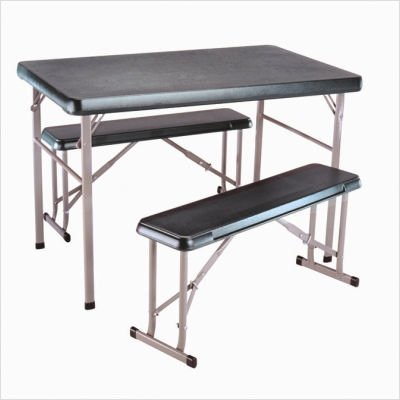Lifetime 2401 Sport & Camp Table with 42-by-26-Inch Molded Top, Hunter Green