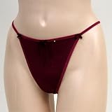 Venus 2 Pack $28 Satin Purple Floral Back Thong #0162 M