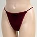  : Venus 2 Pack $28 Satin Purple Floral Back Thong #0162 M