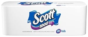 Scott Bath Tissue, 1000 Sheet Rolls, 40-Count