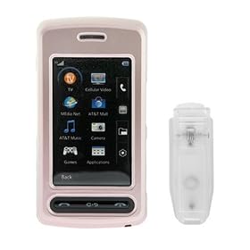 Solid Pink Blush Rubberized Snap On Case for for AT&T LG Vu CU920 Cu915 Cell Phone by Bargaincell