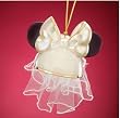 Lenox Bridal Minnie Mouse Ears, Christmas Ornament