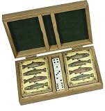 saltwater fishing gear:River's Edge Trout Playing Cards - 2 Pack/Box/Dice