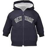 Majestic New York Yankees Navy Blue Infant Team Logo Zip-up Hoody Sweatshirt