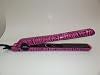 Buy Curling Irons - Le Angelique PIXI Pink Zebra Ceramic Dual Voltage Flat Iron / Hair Straightener + Royale Shampoo