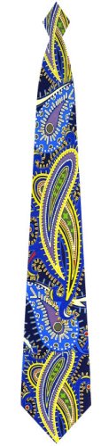 Print Paisley-medium blue