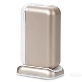 【日本正規代理店品・保証付】Just Mobile TopGum モバイルバッテリー&amp;マグネット式充電ドック ゴールド/ホワイト JTM-BY-000022