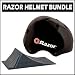 Razor Aggressive Adult Helmet Bundle With Razor Punk Skate Board Ramp
