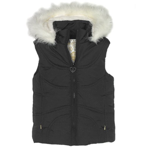 The Children's Place Girls Faux-fur Shimmer Vest Sizes 4 - 14