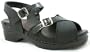 Sanita Mia Sandal in Black Leather