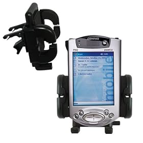Click here to buy Compaq iPAQ h3700 Car Vent Holder - Gomadic Brand by Gomadic for the Compaq iPAQ h3700 Series.