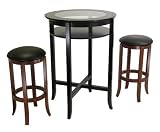 FTS - 3 piece dining Set in Natural Light Oak Finish 136-201-02