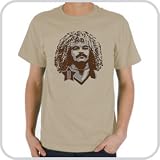 T-Shirt Carlos Valderrama ::: Colours: skyblue, sand and white ::: Sizes: S-XL (football)