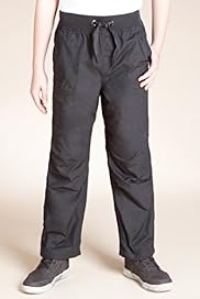Pure Cotton Straight Leg Flat Front Trousers