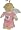 engelfigur.com - Heunec 581272 - Mila Design with a Smile Mila - Schutzengelfigur rosa bekleidet