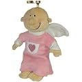 Heunec 581272 - Mila Design with a Smile, Mila - Schutzengelfigur rosa bekleidet