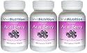PREMIUM ACAI (3 Bottles) - High Potency, Pure Acai Berry Supplement. The All-Natural Diet, Weight Loss, Colon Cleanse, Detox, Antioxidant Superfood Product.