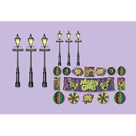 Mardi Gras Decor & Street Lights Props Wall Add-Ons