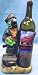 Davy Jones Pirate Treasure Parrot Wine Bottle Holder with Stopper