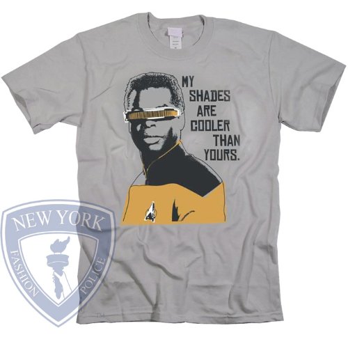 Star Trek - TNG My Shades are Cooler than Your's Men's T-Shirt