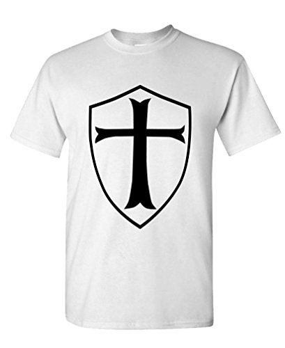 TEMPLAR SHIELD christian knight order - Mens Cotton T-Shirt