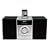 Sharp XL DH 320 NH Kompaktanlage (CD/MP3/WMA-Player, UKW-Tuner, 66 Watt RMS, Apple iPod Dock, USB 2.0) silber