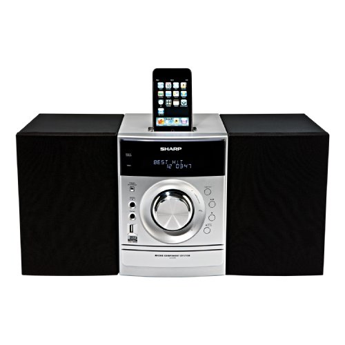 Sharp XL DH 320 NH Kompaktanlage (CD/MP3/WMA-Player, UKW-Tuner, 66 Watt RMS, Apple iPod Dock, USB 2.0) silber Sharp XL DH 320 NH Kompaktanlage (CD/MP3/WMA-Player, UKW-Tuner, 66 Watt RMS, Apple iPod Dock, USB 2.0) silber