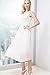 OSA Women's Vintage Fit Flare Casual Embroidery Chiffon Lace Maxi Dress