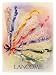 Retro Cosmetic Posters: Lancombe Vintage Perfume - Cosmetics Advertisement Print - 30 x 40 cm