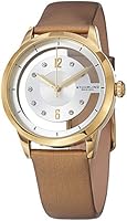 Stuhrling Original Winchester Women's Quartz Watch with White Dial Analogue Display and Beige Leather Strap 946L.03