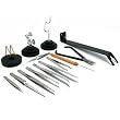 14 Jewelers Tweezers Ring Soldering Torch Holder Tools